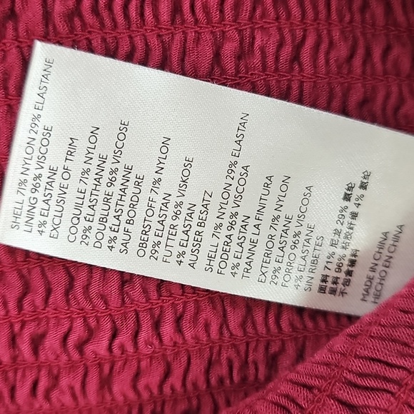 Anthropology Elevated Smocked Twist Front Tank Top Burnt Orange Sz: XL - Picture 5 of 7